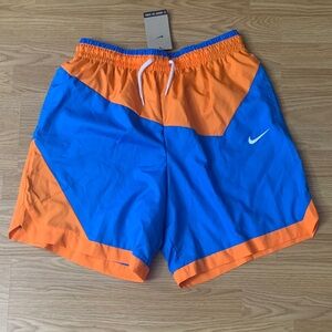 Nike Dri Fit DNA Shorts Blue Orange New York Knicks Large Men’s new with tags
